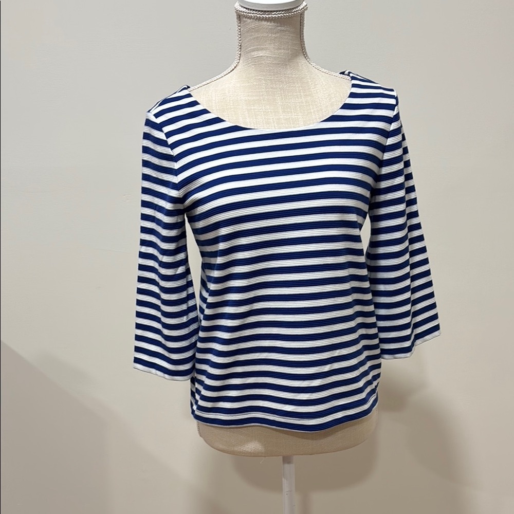 NEW Urban Outfitters Navy and White Striped Women's Top